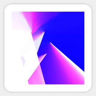 blue pink white abstract texture Sticker